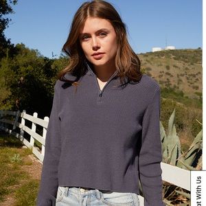 BNWT John Galt Half-Zip Sweater